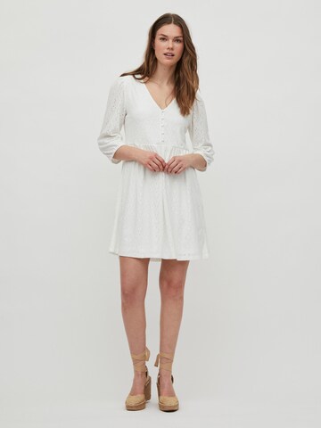 VILA Košilové šaty 'Kawa' – bílá