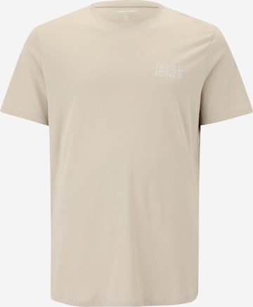 T-Shirt 'JJECORP' Jack & Jones Plus en beige : devant