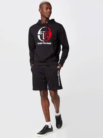 Sergio Tacchini Normální Sportovní kalhoty 'NEW IBERIS' – černá