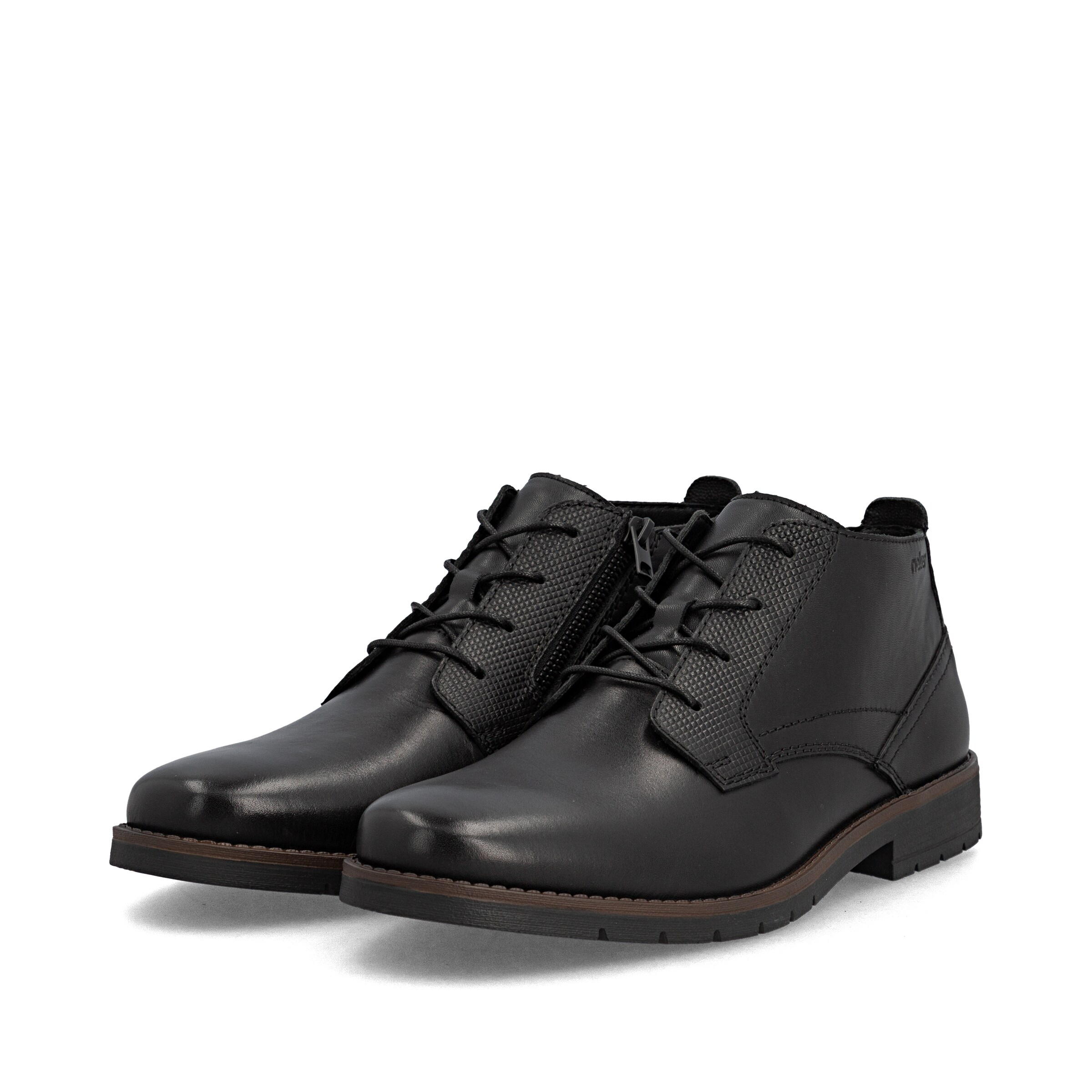 Bottines à lacets Rieker en noir