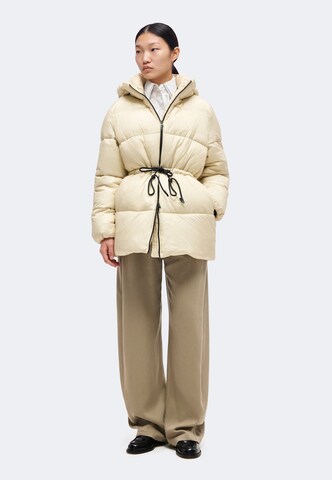 HUGO Vinterjakke 'Falentina-3' i beige: forside