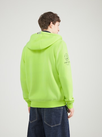 CAMP DAVID - Sudadera con cremallera en verde