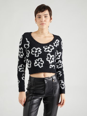 Pull-over Monki en noir : devant