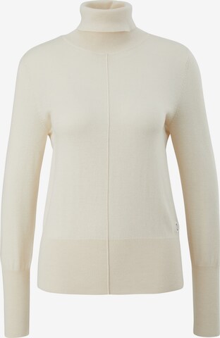 comma casual identity Pullover in Beige: front