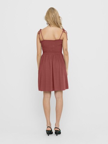 ONLY Summer Dress 'Annika' in Red