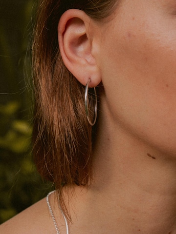 modabilé Earrings 'HOOP Klassisch' in Silver