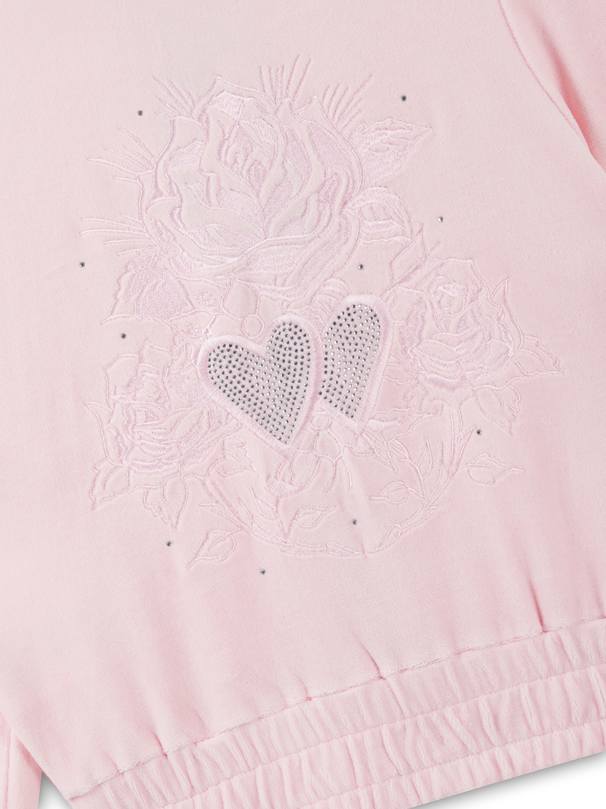 Ed Hardy Ζακέτα φούτερ 'Liebe und Dornen' σε ροζ