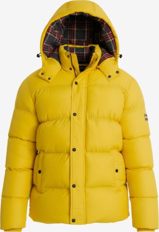 Veste d’hiver 'OM-Jahp-0205' Ombre en jaune : devant