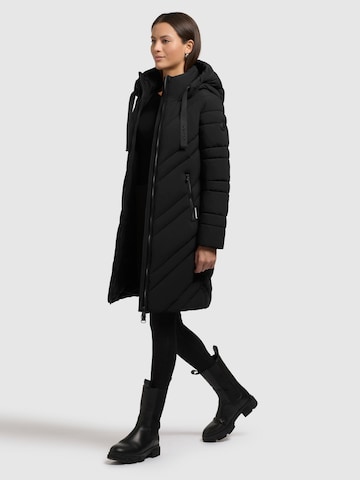 khujo Wintermantel 'Taby' in Zwart