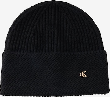Bonnet Calvin Klein en noir : devant