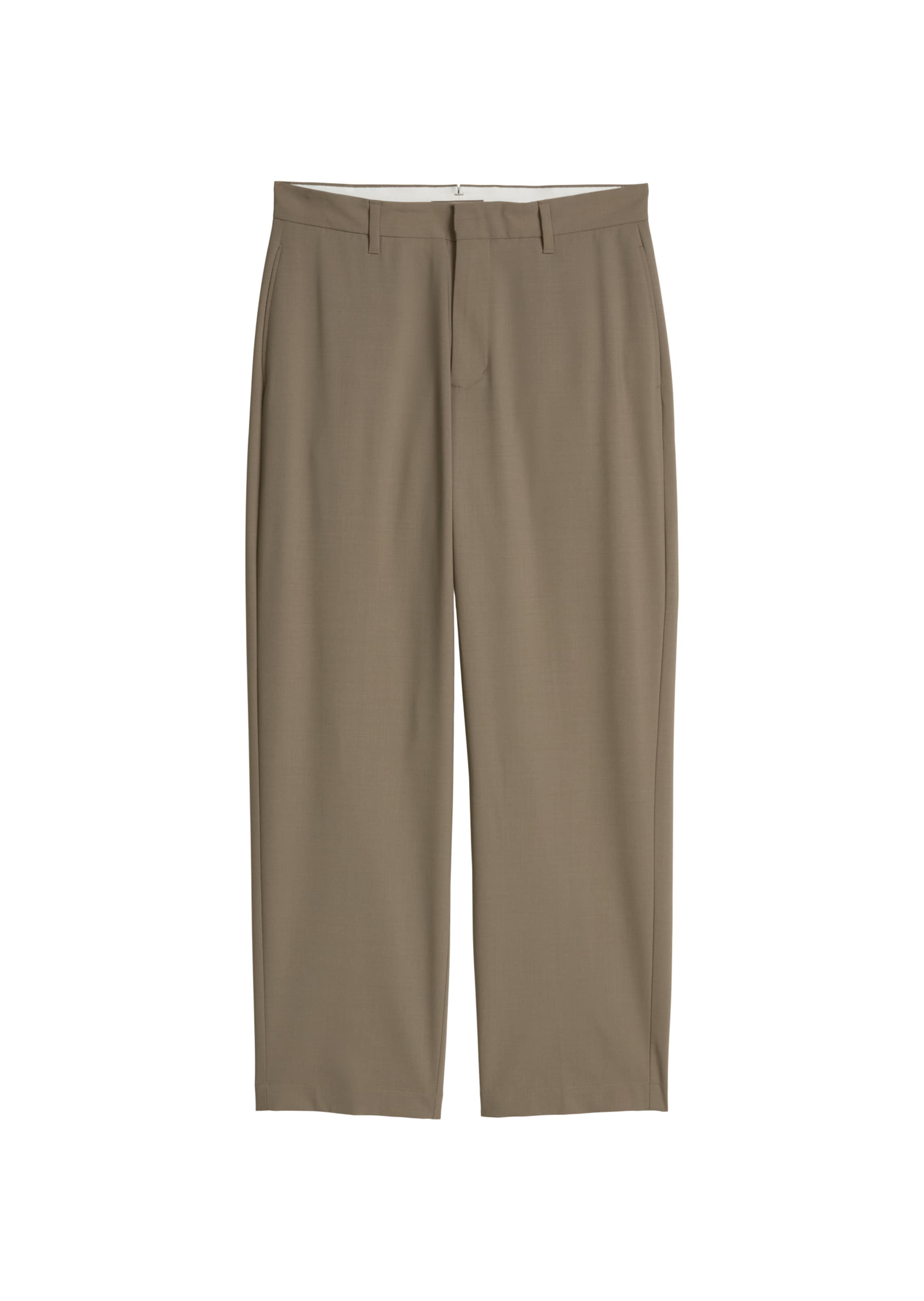 Marc O'Polo Loose fit Pleated Pants in Green: front