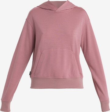 ICEBREAKER Sweatshirt 'Crush II' i rosa: framsida