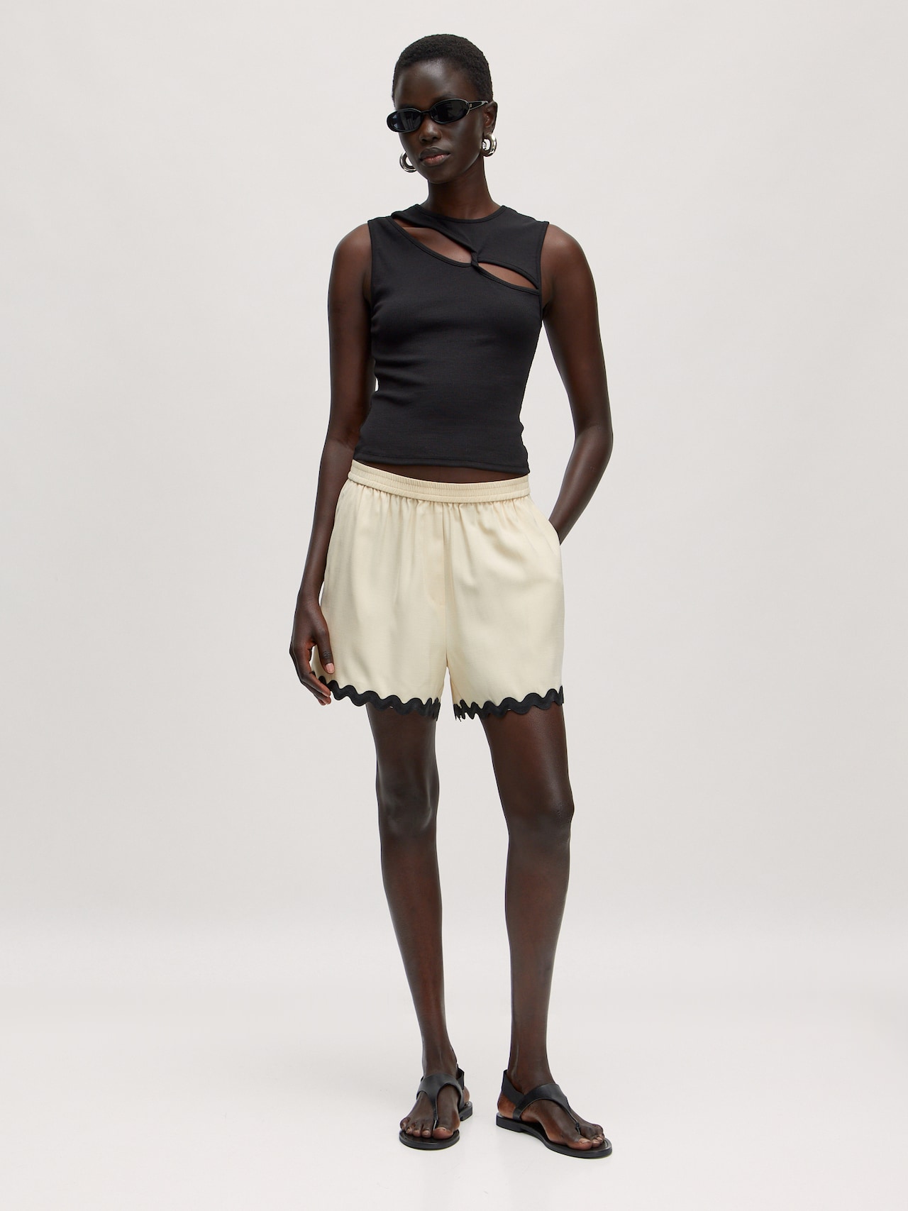 EDITED Produkte Top 'Georgia' schwarz