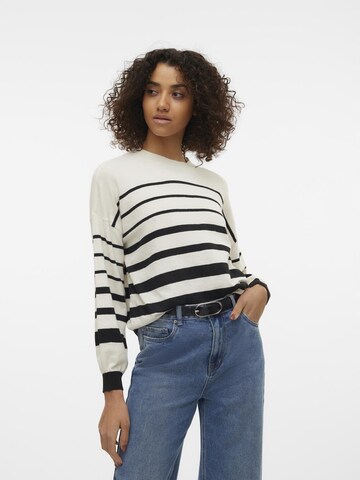 VERO MODA Pulóver 'Rain' - bézs: elől