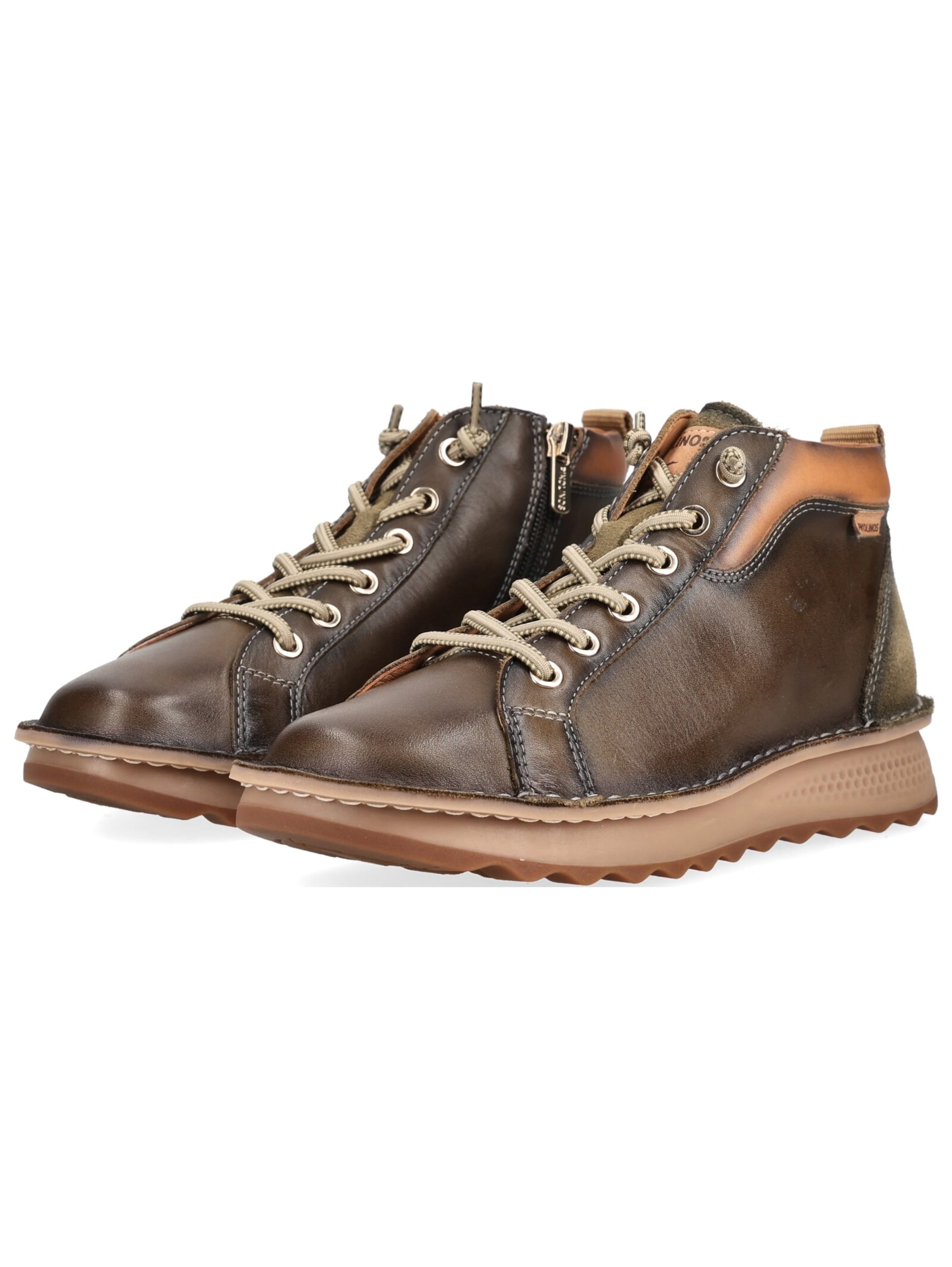 Bottines à lacets PIKOLINOS en vert