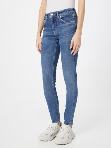 Superdry Skinny Jeans in Blauw: voorkant