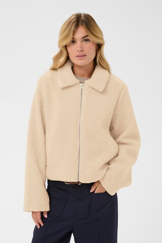 SAINT TROPEZ Tussenjas 'Oreen' in Beige: voorkant