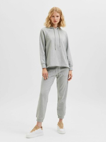 Selected Femme Petite Sweatshirt 'Stasie' in Grey
