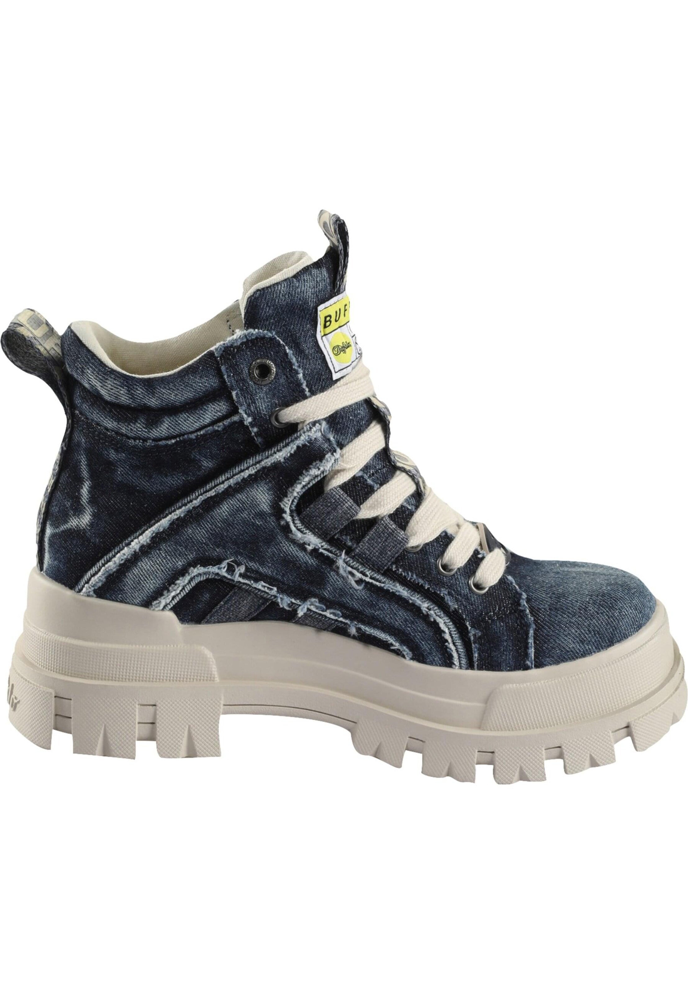 BUFFALO - Botines con cordones 'Aspha' en azul