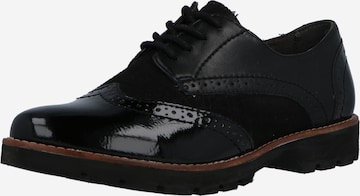 JANA Lace-Up Shoes in Black: front