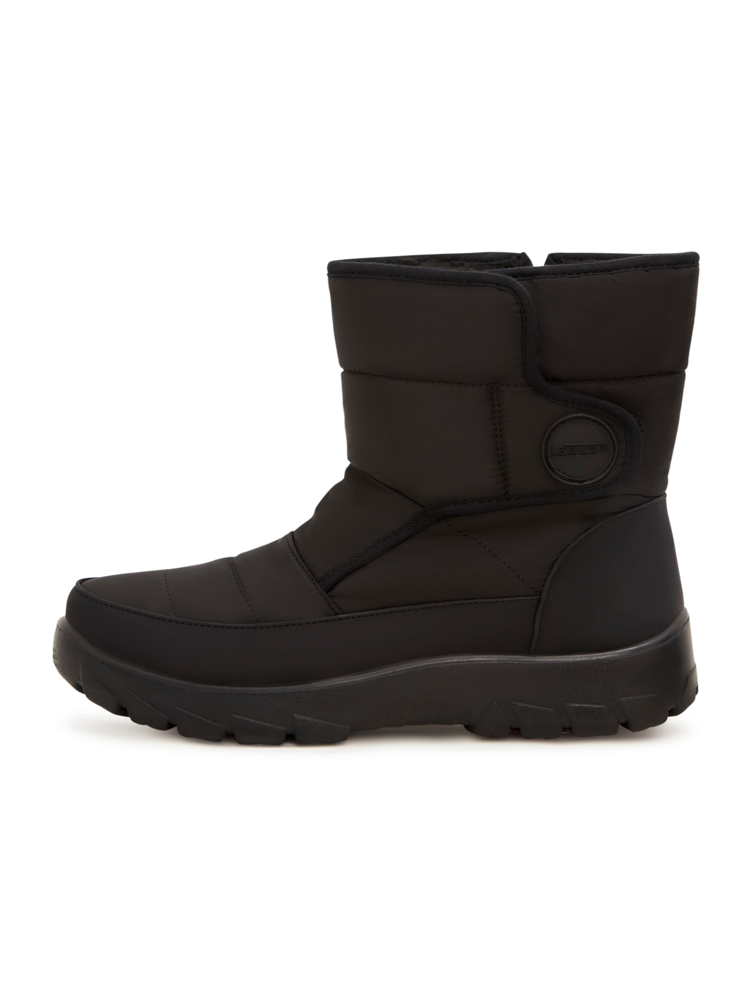 CESARE GASPARI Snowboots in Zwart: voorkant