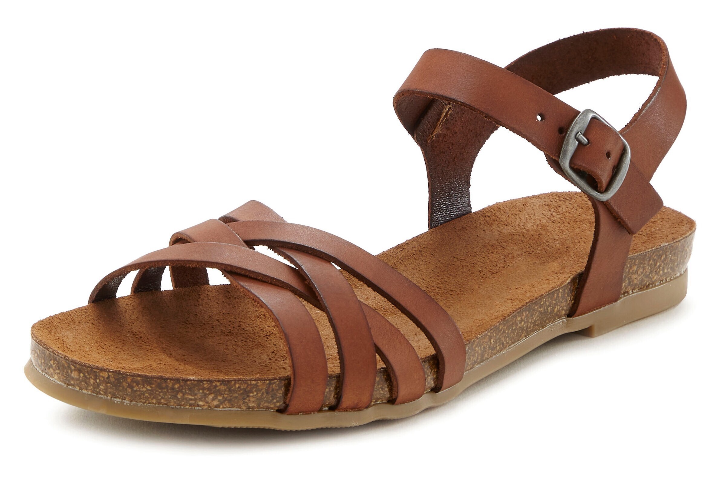 LASCANA Σανδάλι σε καφέ: μπροστά