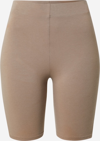 A LOT LESS Skinny Broek 'Caja' in Beige: voorkant