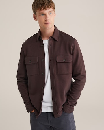 Regular fit Camicia di WE Fashion in marrone: frontale