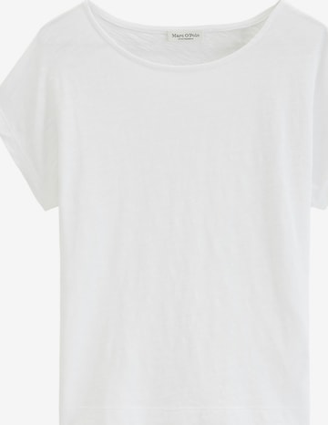 Marc O'Polo Shirt 'marc o'polo - Dames t-shirt' in Wit: voorkant