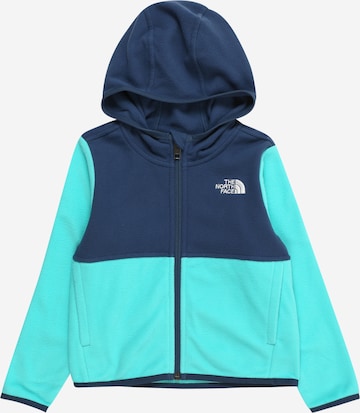 THE NORTH FACE Athletic Zip-Up Hoodie 'GLACIER' in Blue: front