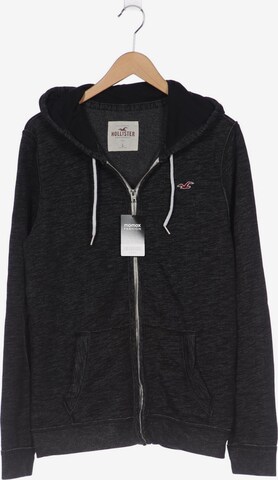 HOLLISTER Sweatshirt & Zip-Up Hoodie in L in Grey: front