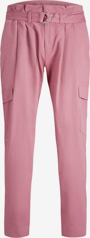 JJXX - Tapered Calças com pregas 'AUDREY' em rosa: frente