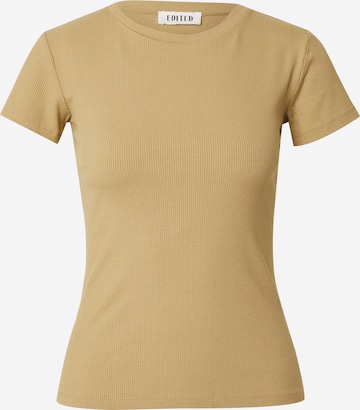 T-shirt 'Naara' EDITED en marron : devant