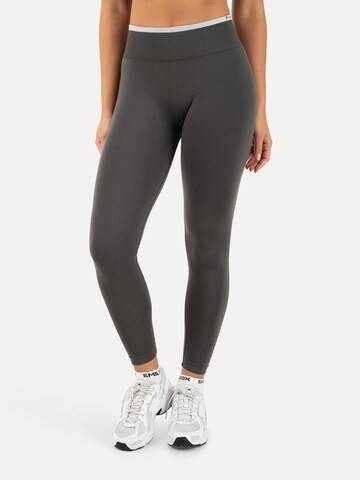 Smilodox Skinny Leggings in Grijs: voorkant