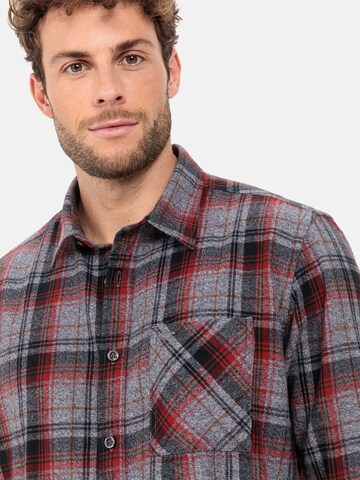 CAMEL ACTIVE Regular fit Button Up Shirt in Black