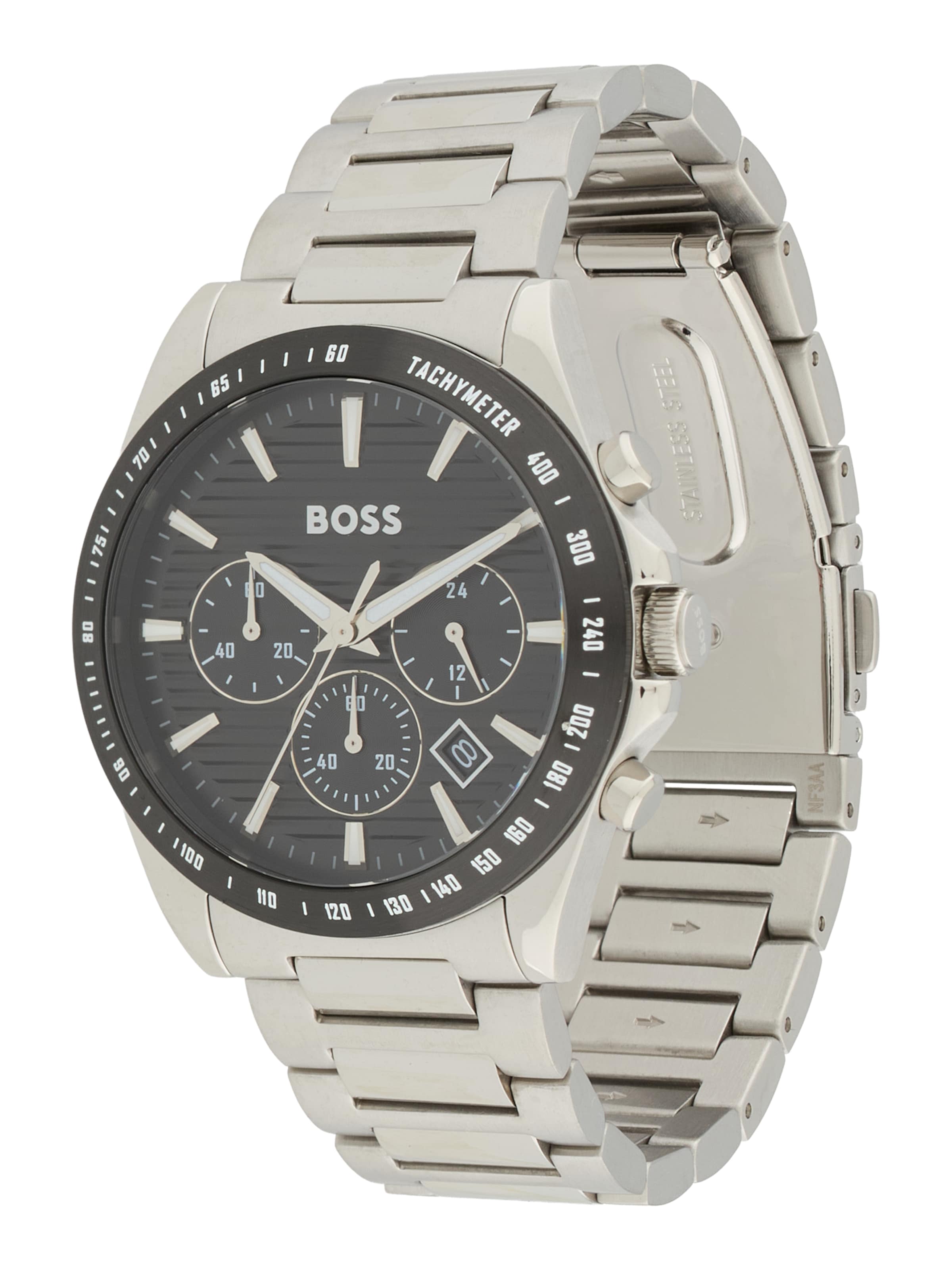 BOSS Analóg órák 'Strike' - ezüst: elől