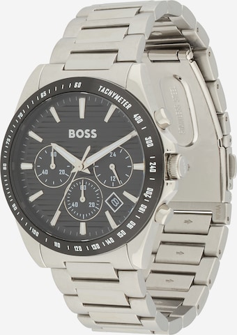 BOSSAnalogni sat 'Strike' - srebro boja: prednji dio
