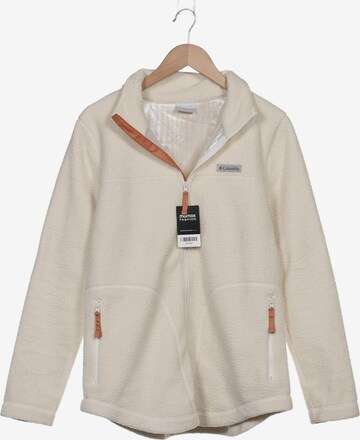 COLUMBIA Sweatshirt & Zip-Up Hoodie in L in White: front
