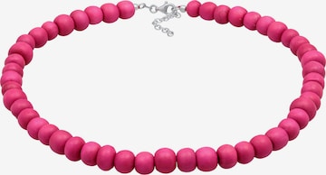 ELLI Necklace in Pink: front