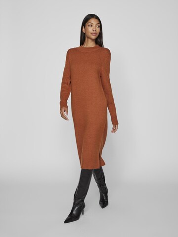 VILA Knit dress in Brown