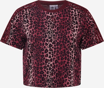 ADIDAS ORIGINALS Shirt 'Allover Print ' in Rood: voorkant