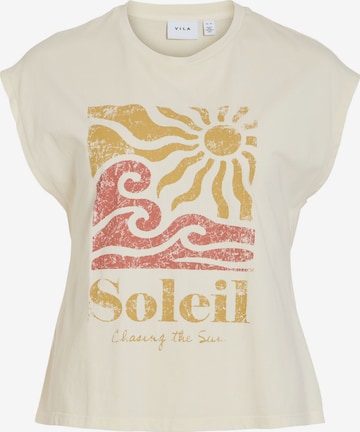 T-shirt 'VIPetone' VILA en beige : devant