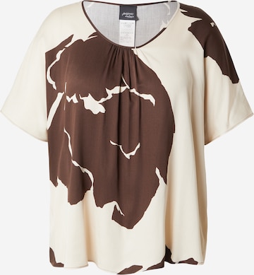 smėlio Persona by Marina Rinaldi Palaidinė 'UNGHIA': priekis