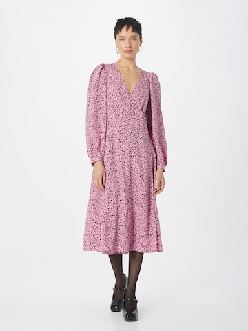 Monki Dress in Pink: front