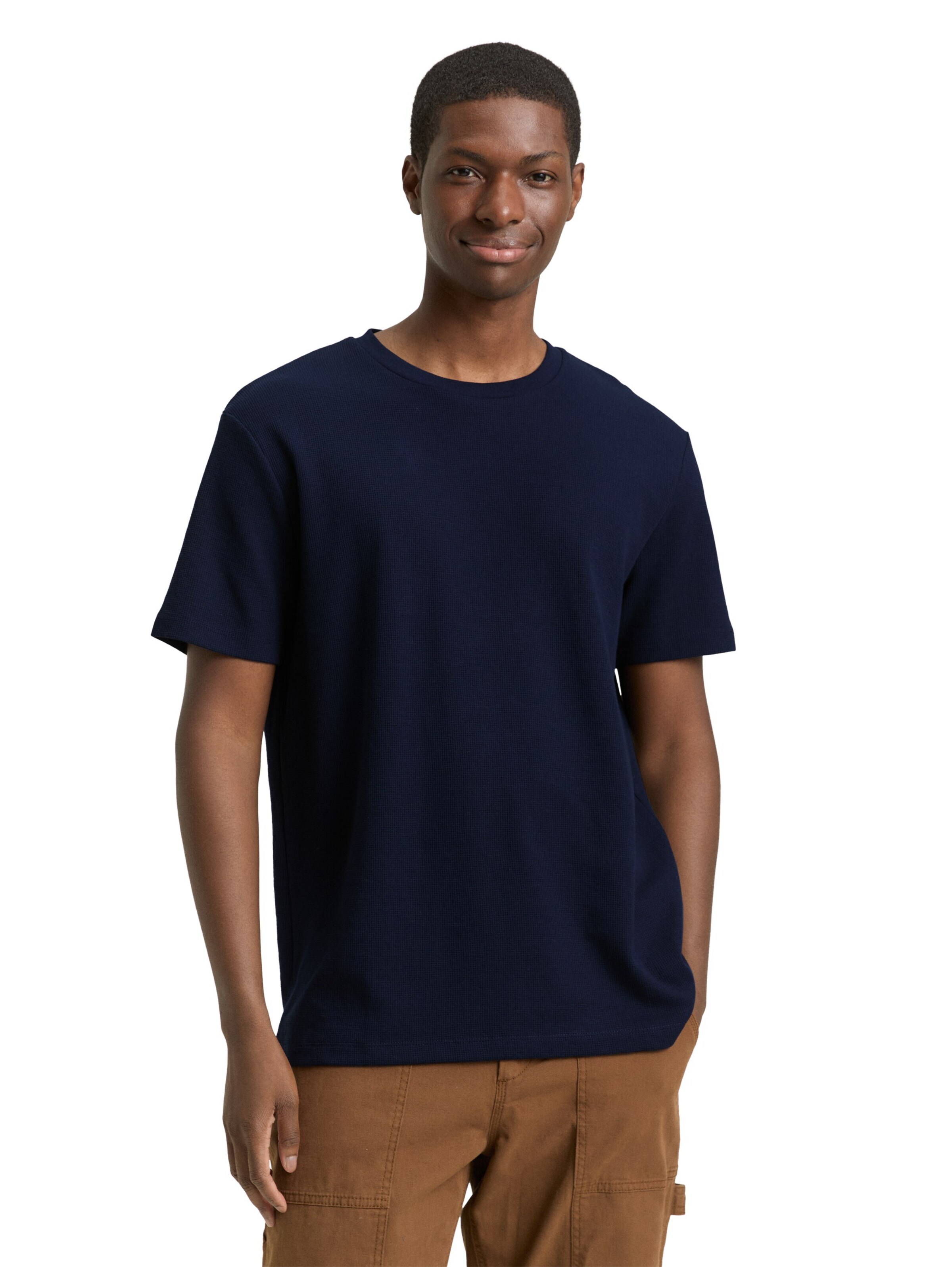 TOM TAILOR DENIM Shirt in Blue: front