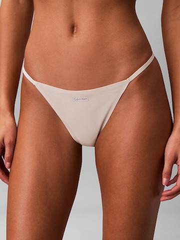 Calvin Klein String in Beige: Vorderseite