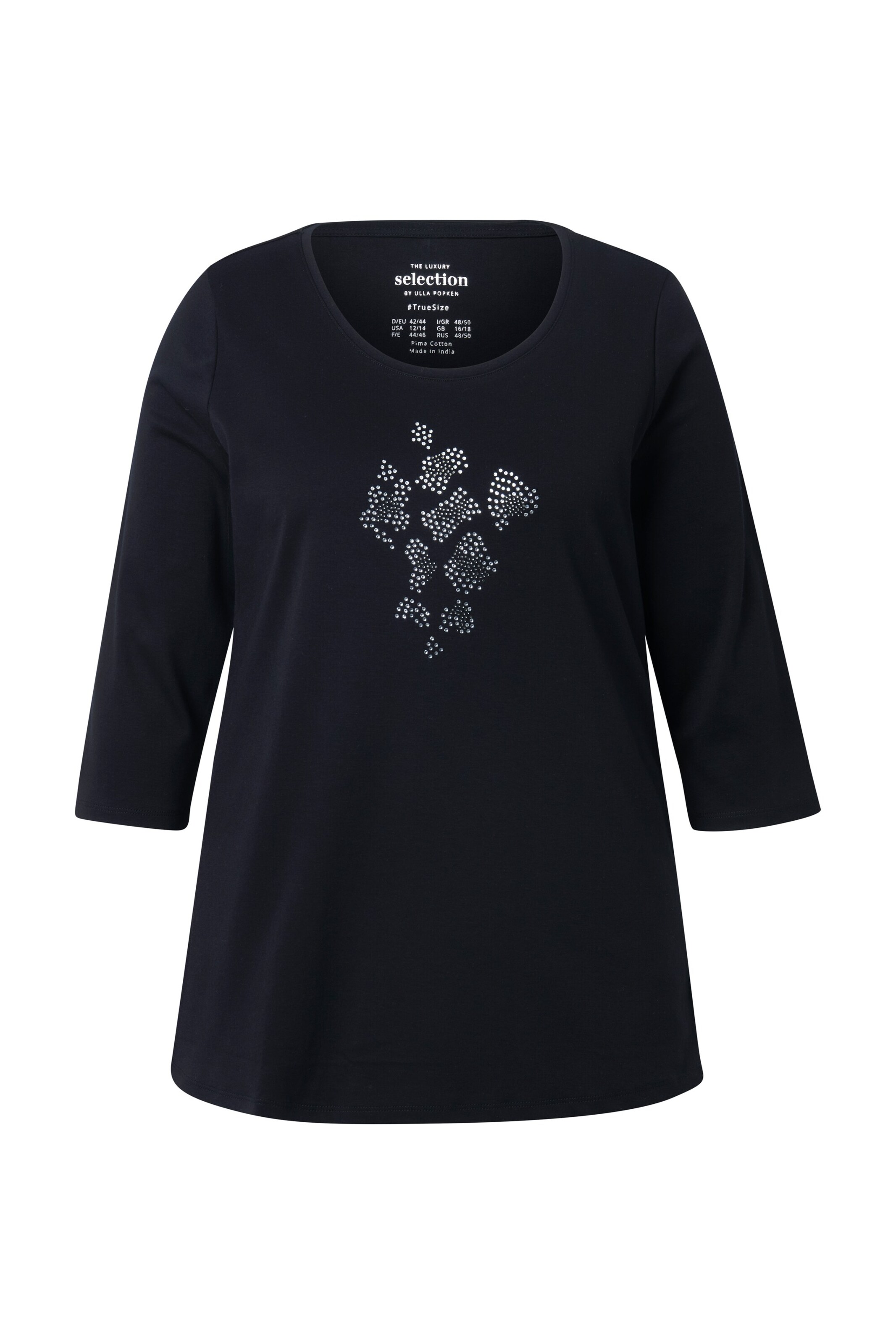 Ulla Popken Shirt in Black: front