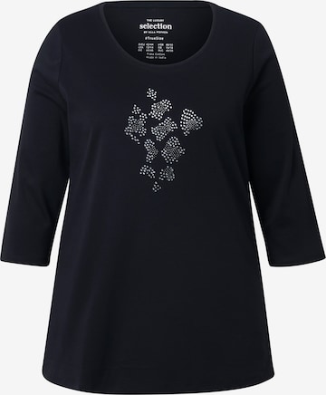 Ulla Popken Shirt in Schwarz: Vorderseite