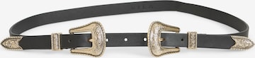 VILA Belt in Black: front