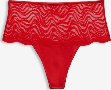 ESPRIT Thong in Red: front